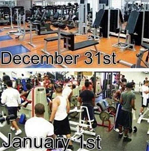 New Year's at the Gym
